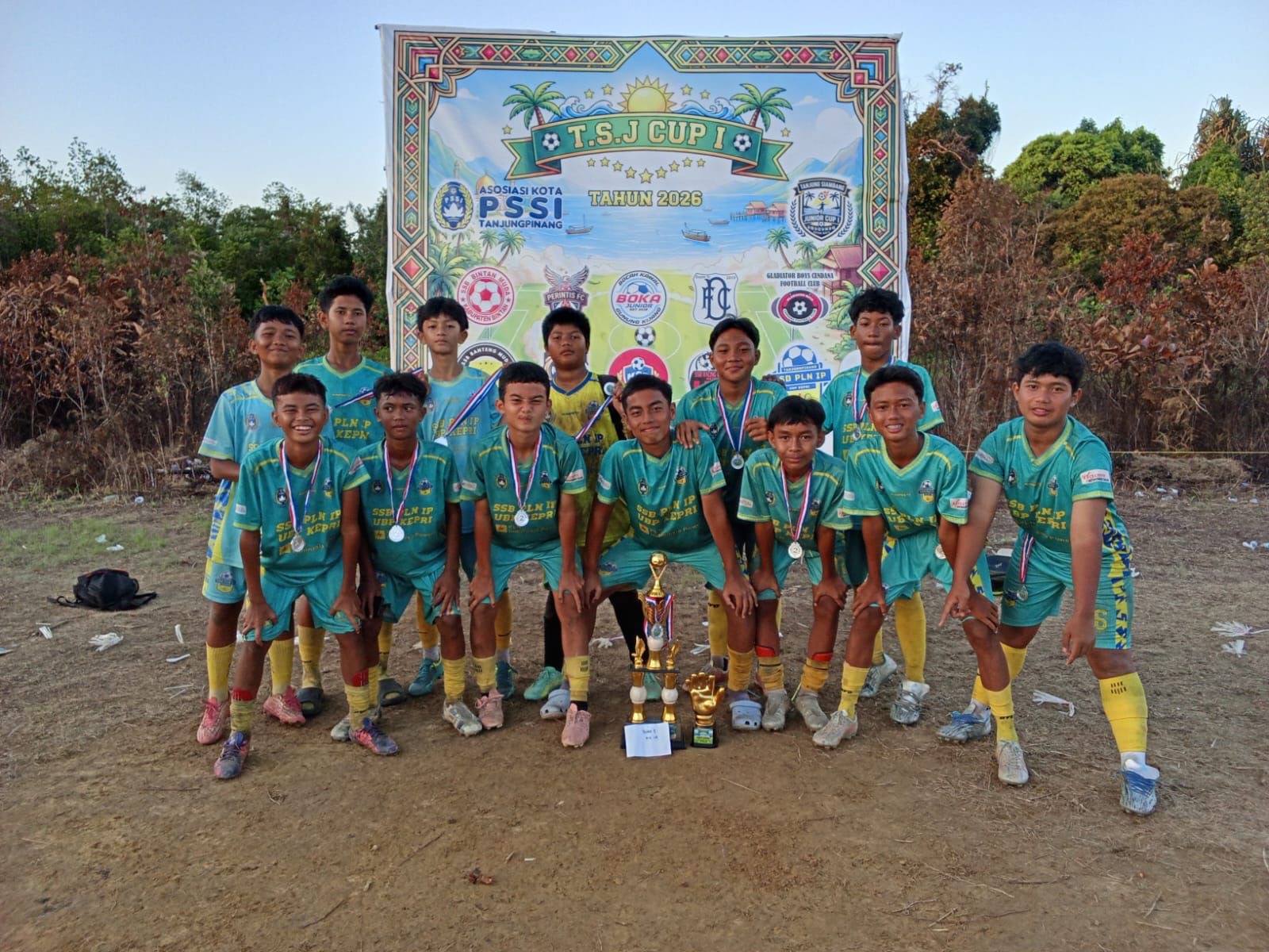 SSB PLN IP UBP Kepri Raih Runner-up TSJ Cup I 2026, Kiper Jadi Terbaik.